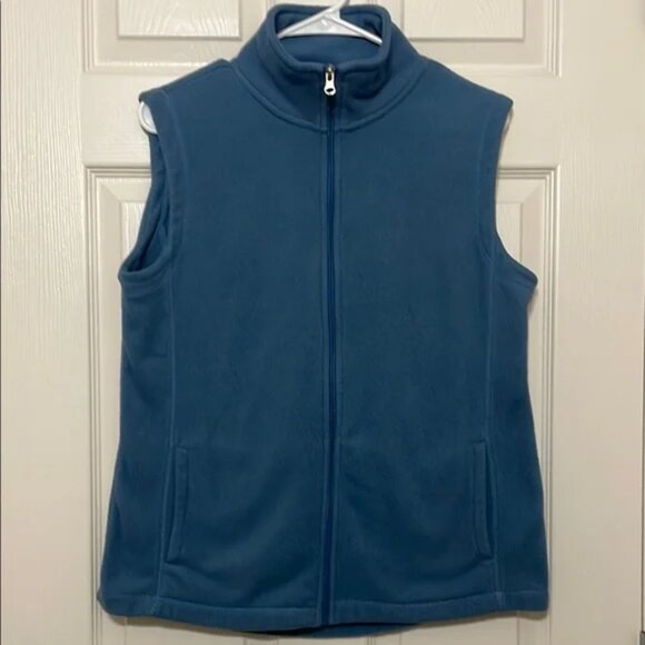 Indigo Blue Fleece Vest SIZE M - Picture 1 of 3